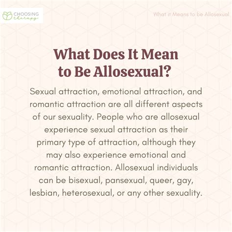 allosexu|Allosexuality: Meaning, Signs Youre Allosexual